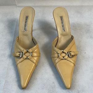 Charles David Mules with Harness Detail Sz 8/38.5